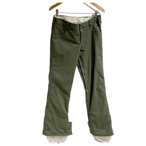 Burton Women’s Green Snowboard & Ski Pants The White Collection